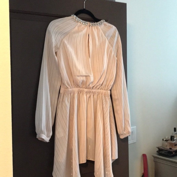 Bebe High-Low Top! Silky with Rhinestone Accents! - Picture 7 of 8